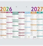 Calendrier 2026-2027